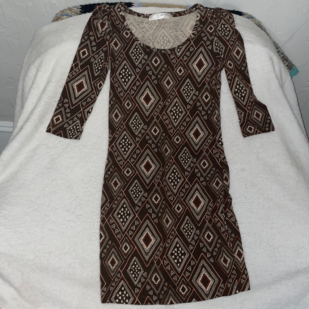 Bodycon pattern dress